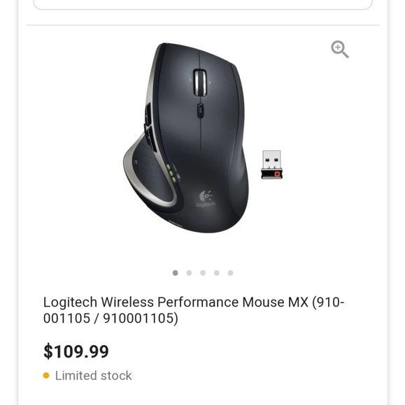 Logitech Performance MX Mouse - Picture 2 of 2